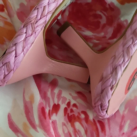 Raffia sandals sz.9 - Picture 4 of 9